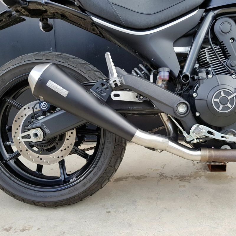 ドゥカティ スクランブラー400 Sixty2 EVO ステンレス スリップオンマフラー ポリッシュ MASS Exhaust |  バイクカスタムパーツ専門店 モトパーツ(MOTO PARTS)