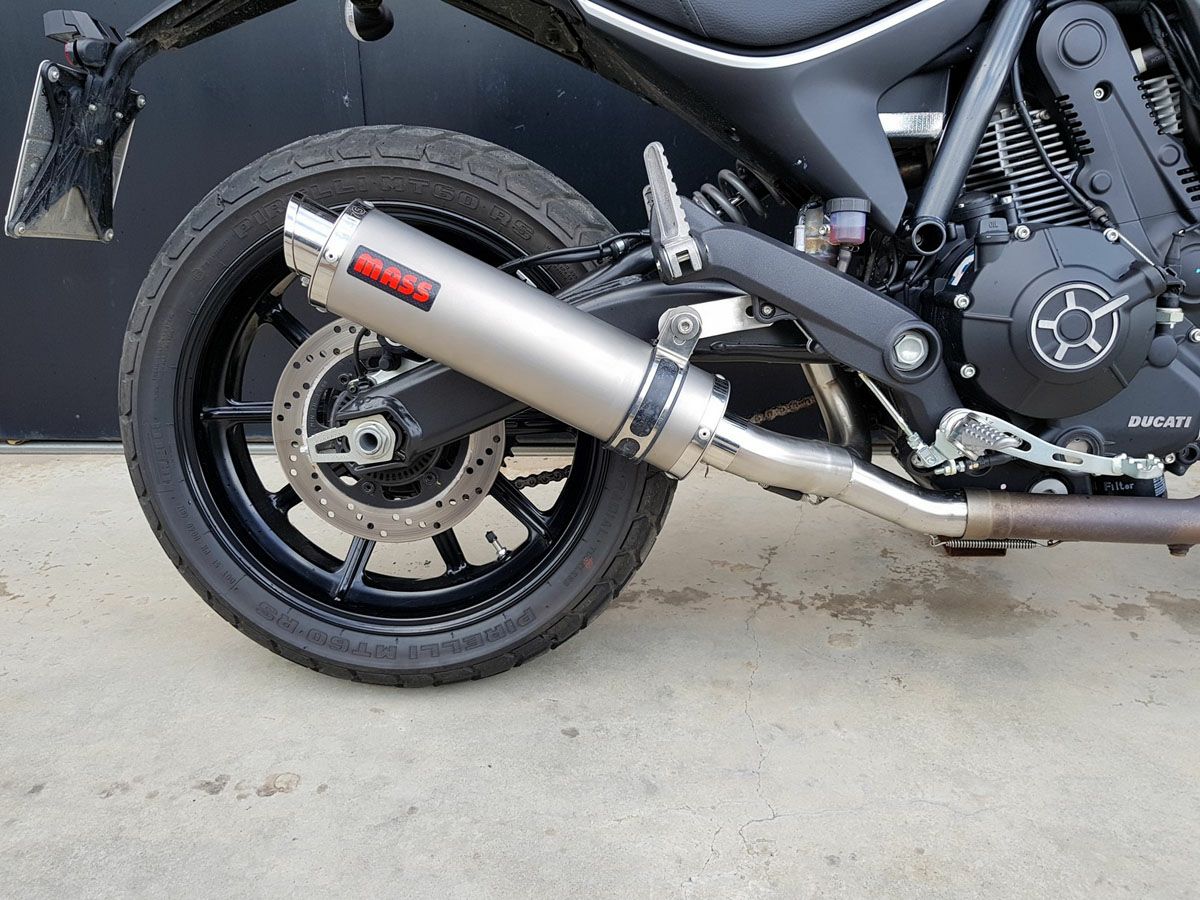 ドゥカティ スクランブラー400 Sixty2 GP1 ステンレス スリップオン 