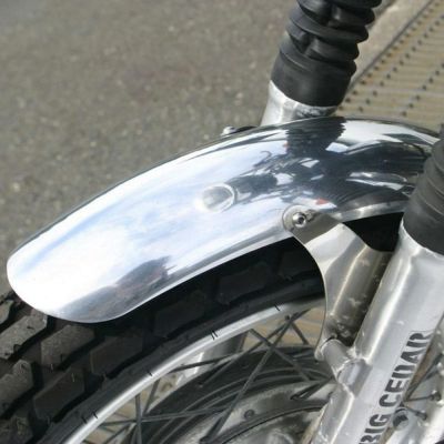 ヤマハ SR400用アルミフロントフェンダーショート純正用 BIGCEDAR | バイクカスタムパーツ専門店 モトパーツ(MOTO PARTS)