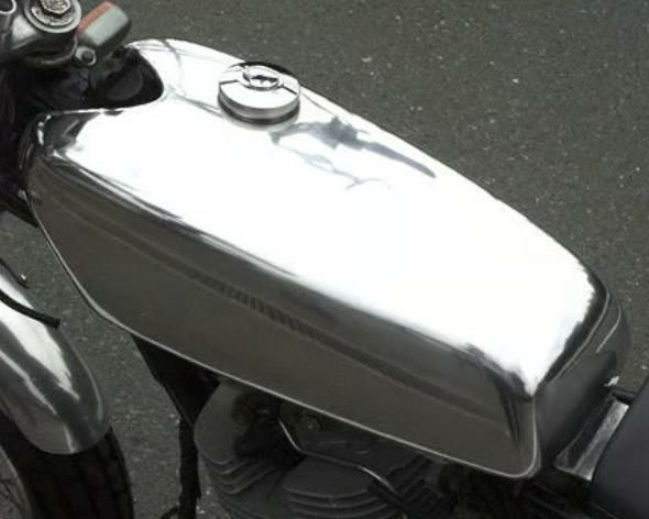 ヤマハ SR400 SRCB アルミタンク バフ仕上げ BIGCEDAR | バイク