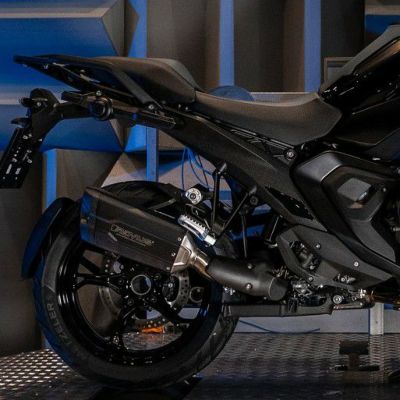 REMUS CUSTOM スリップオン・マフラー クローム EC規格