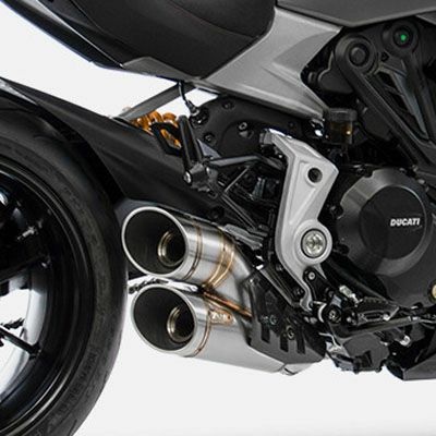 DUCATI Xディアベル スリップオンマフラー ブラック レース用 ZARD | バイクカスタムパーツ専門店 モトパーツ(MOTO PARTS)