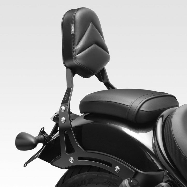 レブル1100 シーシーバー バックレスト ブラック DPM | バイクカスタム 