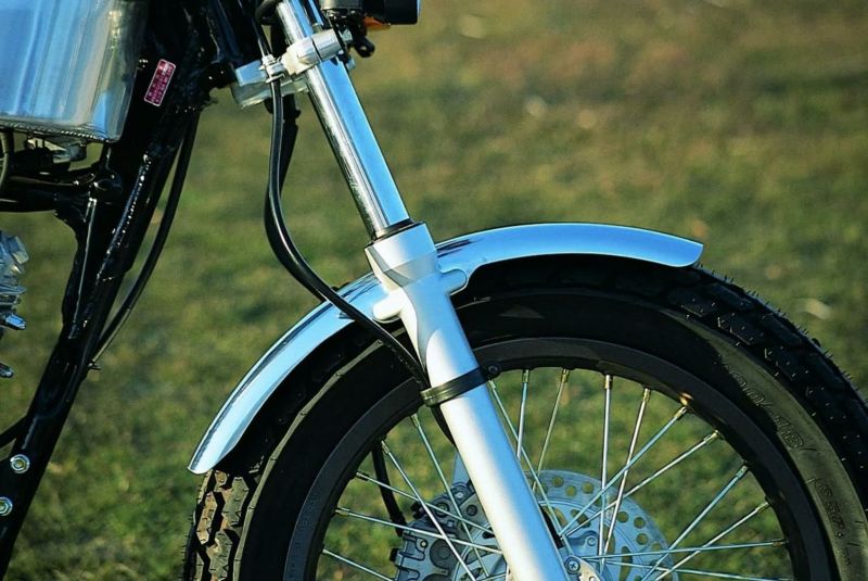 ホンダ FTR223用アルミフラットフェンダー フロント ロング BIGCEDAR