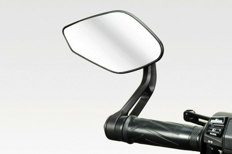 XSR900 22- バーエンドミラー REVENGE SS ブラック Eマーク付き DPM