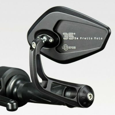 MT-09 21- バーエンドミラー REVENGE SS ブラック Eマーク付き DPM