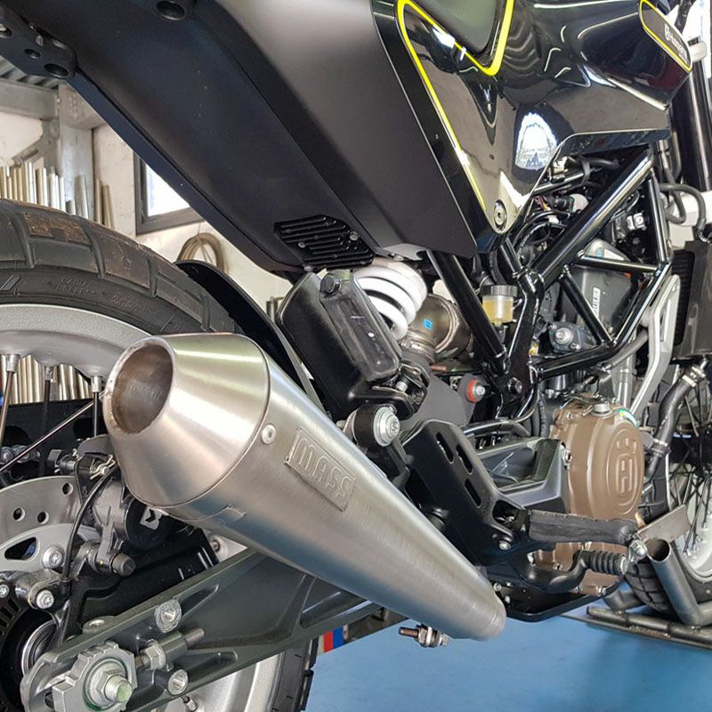 ハスクバーナ スヴァルトピレン401 ステンレス Tromb スリップオンマフラー MASS Exhaust | バイクカスタムパーツ専門店  モトパーツ(MOTO PARTS)