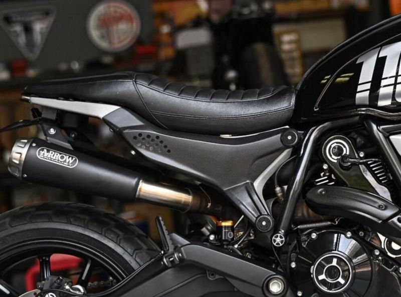 DUCATI スクランブラー1100 スレイヤー カーボンサイドパネル