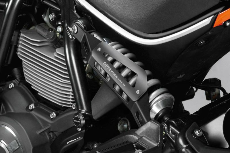 DUCATI スクランブラー 400/800 リアサスペンションカバー アルミ