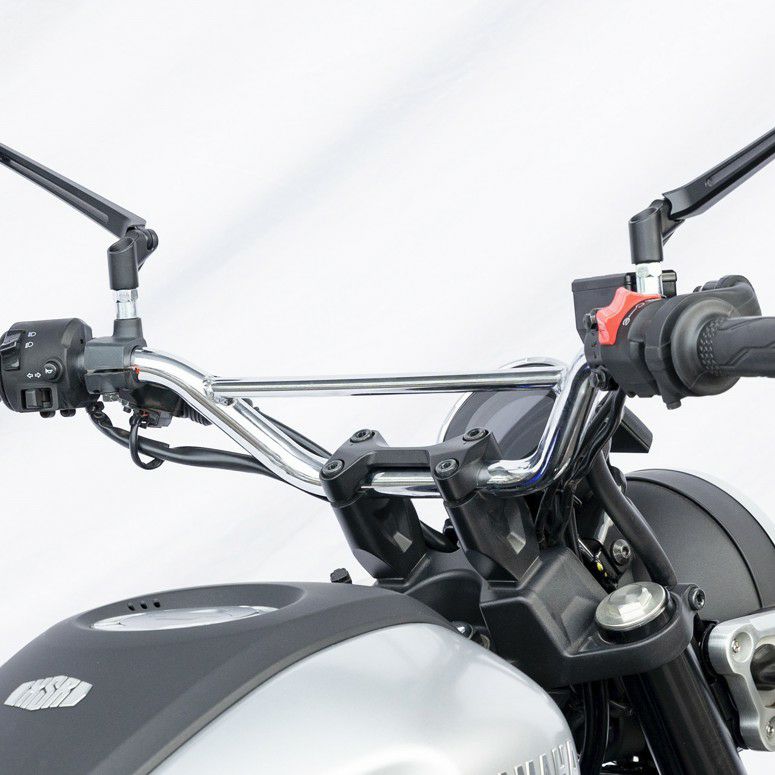 ヤマハ XSR125 2024- トラッカーハンドル バー付き クローム キジマ