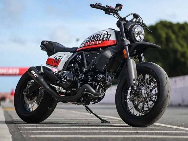 DUCATI スクランブラー800 ムジェロ アップフロントフェンダー