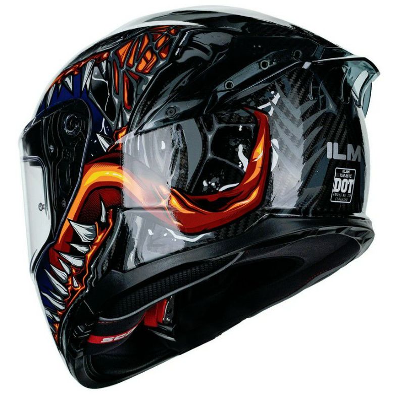 ILM フルフェイス カーボン ヘルメット 861C 