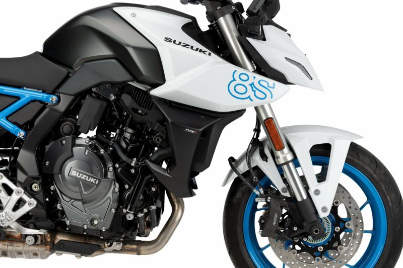 Puig プーチ GSX-8S エンジンスポイラー（マットブラック