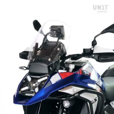 BMW R1250GSA用　クイックリリースヘッドライトプロテクター(ブラック) クイックリリースヘッドライトプロテクター（クリア）