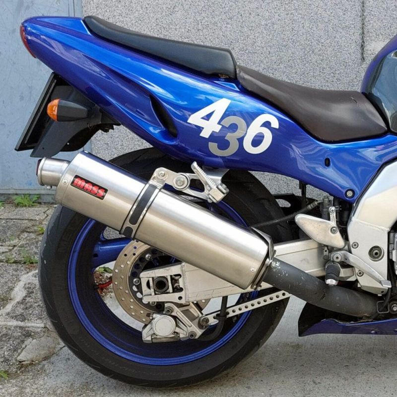 りょう YZF1000R サンダーエース オーバルステンレス スリップオンマフラー