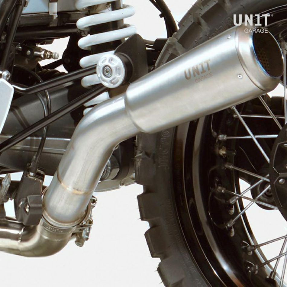BMW RnineT スリップオンマフラー ローパイプ フルチタン UNIT GARAGE 