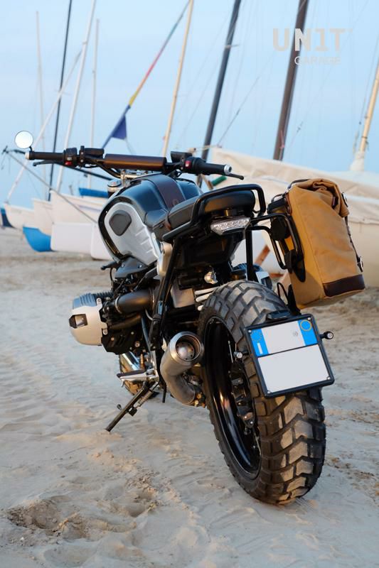 BMW RnineT スリップオンマフラー ローパイプ フルチタン UNIT