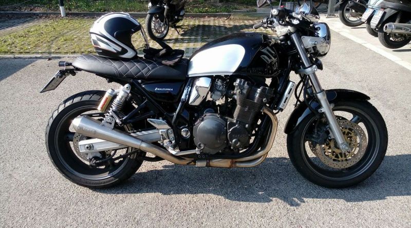 イナズマ750/1200 Tromb ステンレス スリップオンマフラー MASS