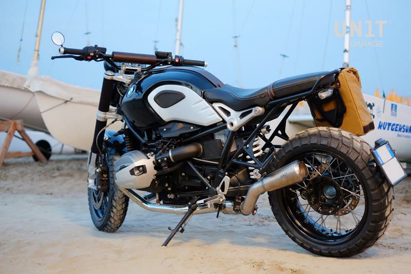 BMW RnineT スリップオンマフラー ローパイプ フルチタン E