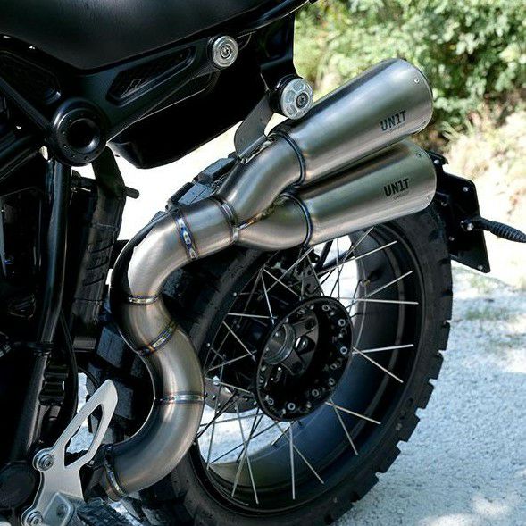 BMW R1250GSA用 ユニットガレージ製 マフラー（BMW RnineT 21 