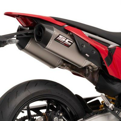 DUCATI ハイパーモタード698モノ/RVE スリップオンマフラー デュアルアンダーテール SC1-S チタン Eマーク付き SC-Project  | バイクカスタムパーツ専門店 モトパーツ(MOTO PARTS)