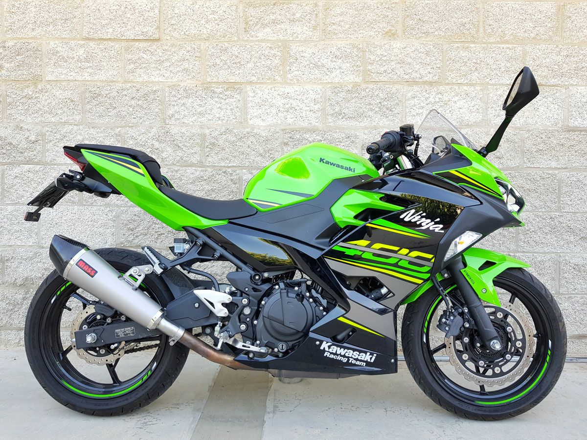 Ninja400(ニンジャ400) EVO チタン スリップオンマフラー カーボン