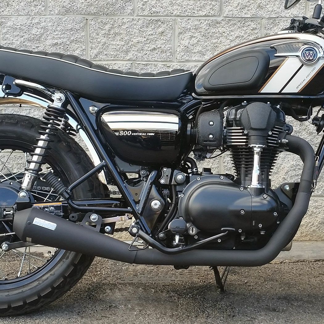 W800 ステンレス2in1 Tromb フルエキゾーストマフラー MASS Exhaust 