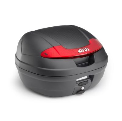 ジビ(GIVI) MONOLOCK 34L トップケース E340 ビジョン ブラック/レッド