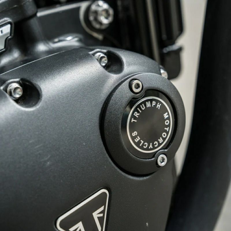 トライアンフ純正 ACGカバーバッジ ブラック | バイクカスタムパーツ