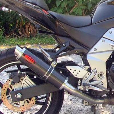 Z750 07-14 GP1 カーボン スリップオンマフラー MASS Exhaust | バイク