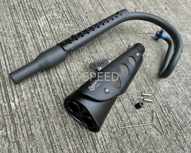 ホンダ ダックス125 マフラー ディアブロ K-SPEED Amazon | Diabolus by K-SPEED ホンダ ダックス125用レトロ
