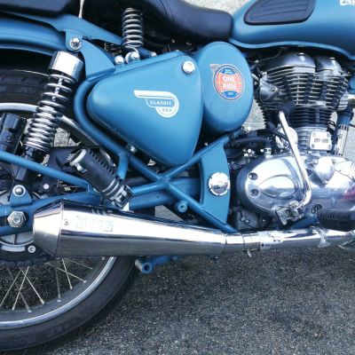 ロイヤルエンフィールド ハンター350 フルエキゾーストマフラー