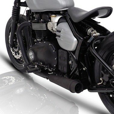 トライアンフ ボバー 2021- スリップオン マフラー サテン Eマーク付き 