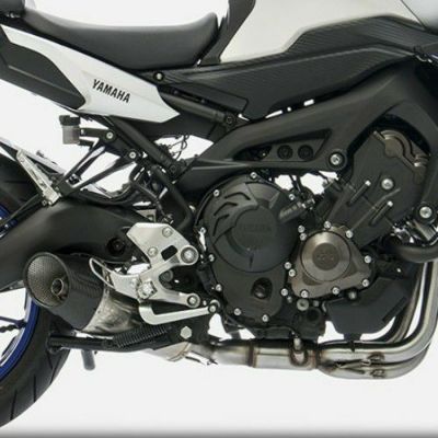 MT-09/XSR900/Tracer900 17-20 フルエキゾーストマフラー Eマーク付き サテン/カーボンエンド ZARD