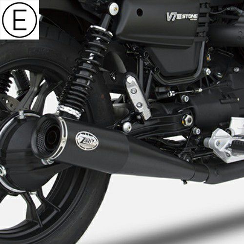 サイレンサー Moto Guzzi v7 IIIのためのミストラルショート