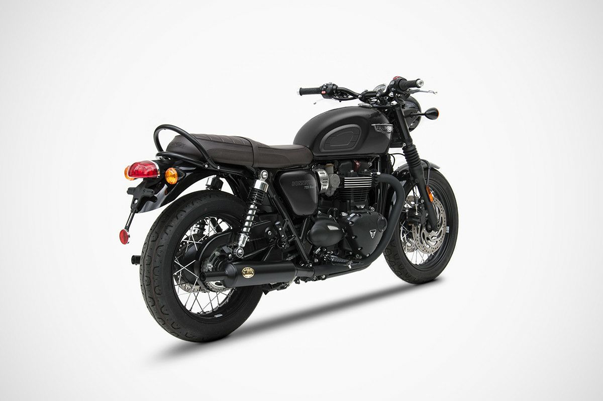 ボンネビル T100 T120 スリップオンマフラー キャプトン