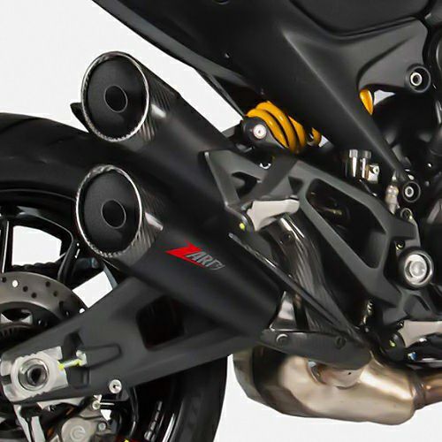 DUCATI モンスター937 21- ブラック/カーボン スリップオンマフラー レーシング仕様 ZARD | バイクカスタムパーツ専門店  モトパーツ(MOTO PARTS)