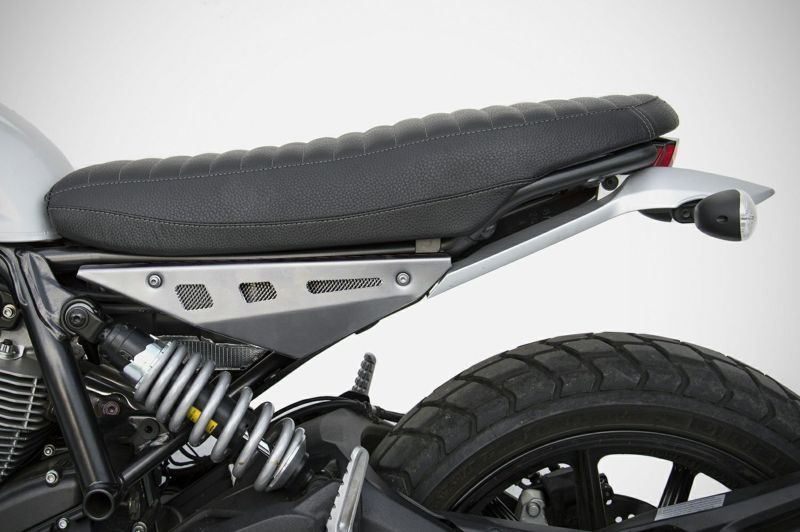 DUCATI スクランブラー800/Sixty2 アルミサイドパネル シルバー