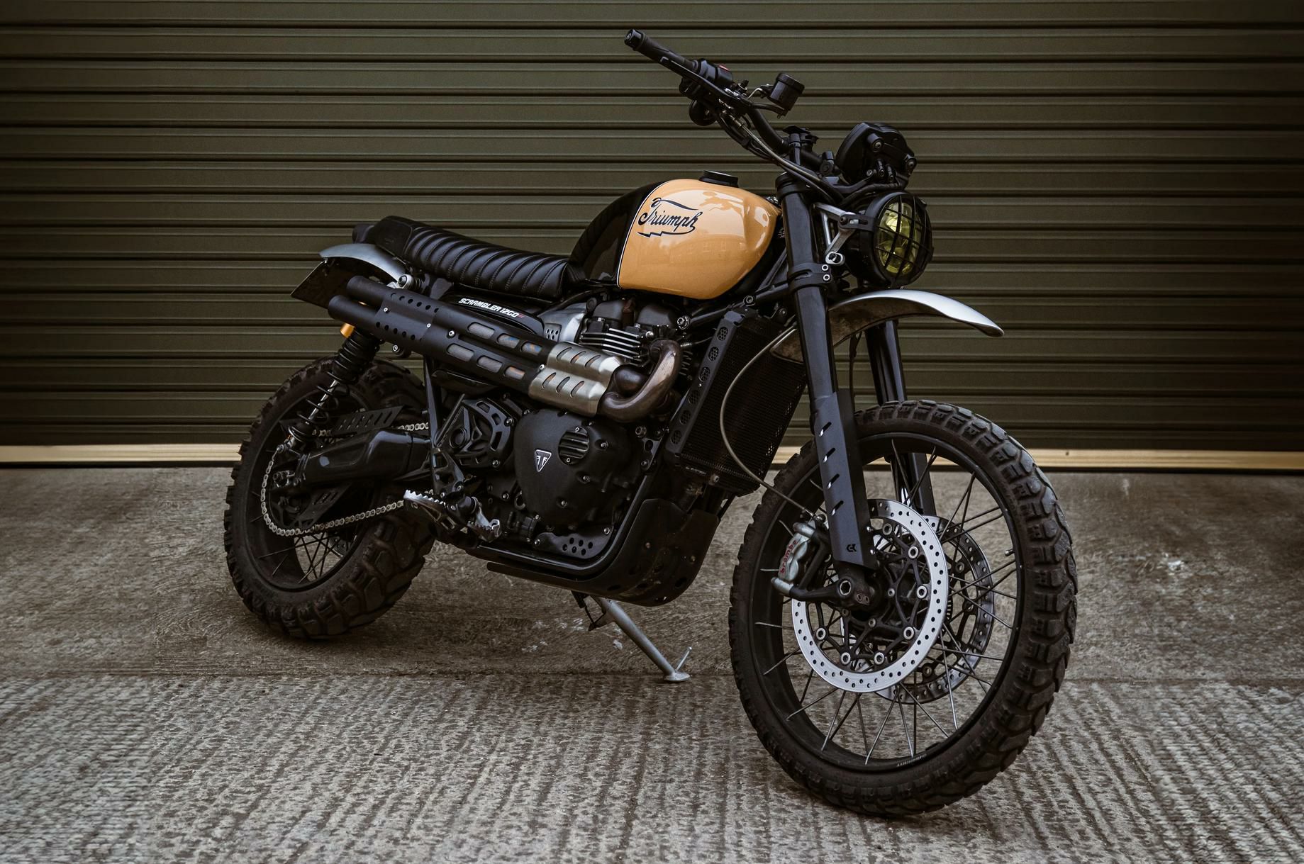 トライアンフ スクランブラー 1200 XE/XC ～23 コニカルエンドスリップ