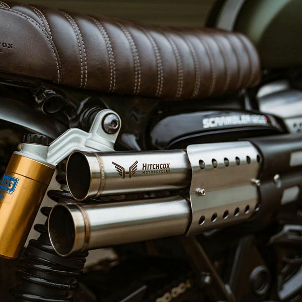 トライアンフ　スクランブラー1200 XE XC ストレートパイプ　マフラー トライアンフ スクランブラー1200 1200 XE/XC 24〜 ストレート