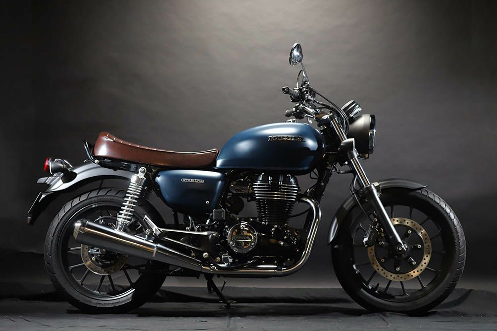 ホンダ GB350 シート タックロール ブラウン 
