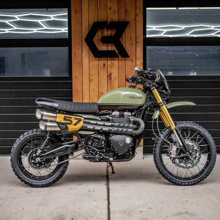 トライアンフ スクランブラー1200 ヒートガード ブラッシュ