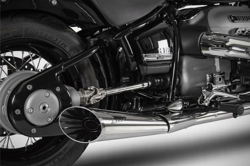 BMW R18 スリップオンマフラー EURO5認証 ステンレス ポリッシュ
