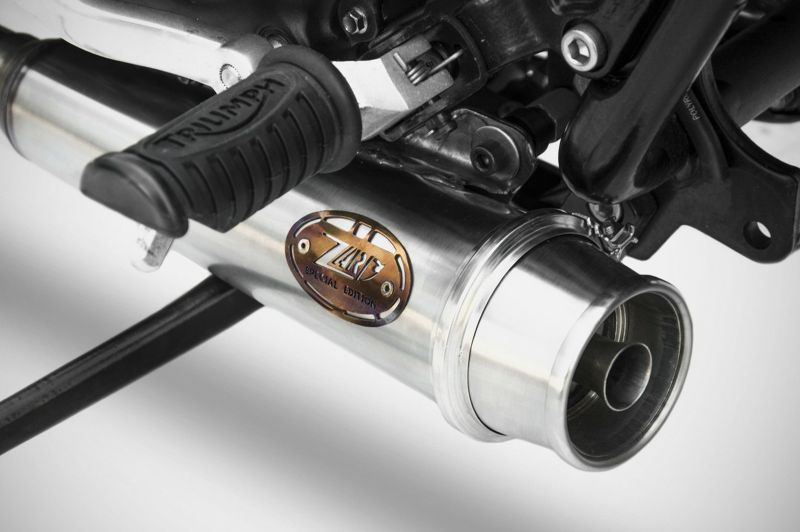 空冷ボンネビル T100/スラクストン900 フルエキゾーストマフラー ZARD