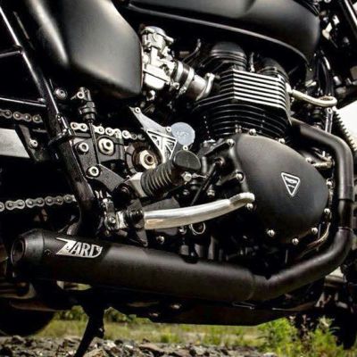 空冷ボンネビル T100/スラクストン900 フルエキゾーストマフラー 