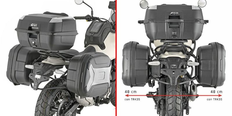 ジビ (GIVI) MONOKEY TREKKER LITE 35L サイドケース トップ