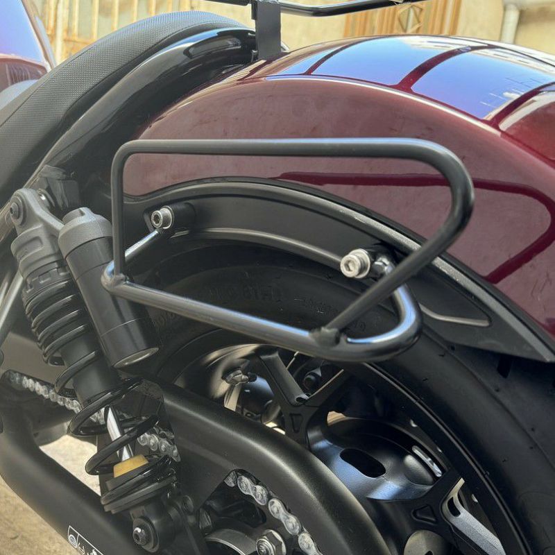 レブル1100 サドルバッグサポート サテンブラック 左右セット La