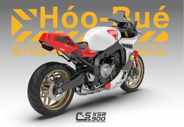 ヤマハ XSR900 C-S フロントカウル ブラック HooBue