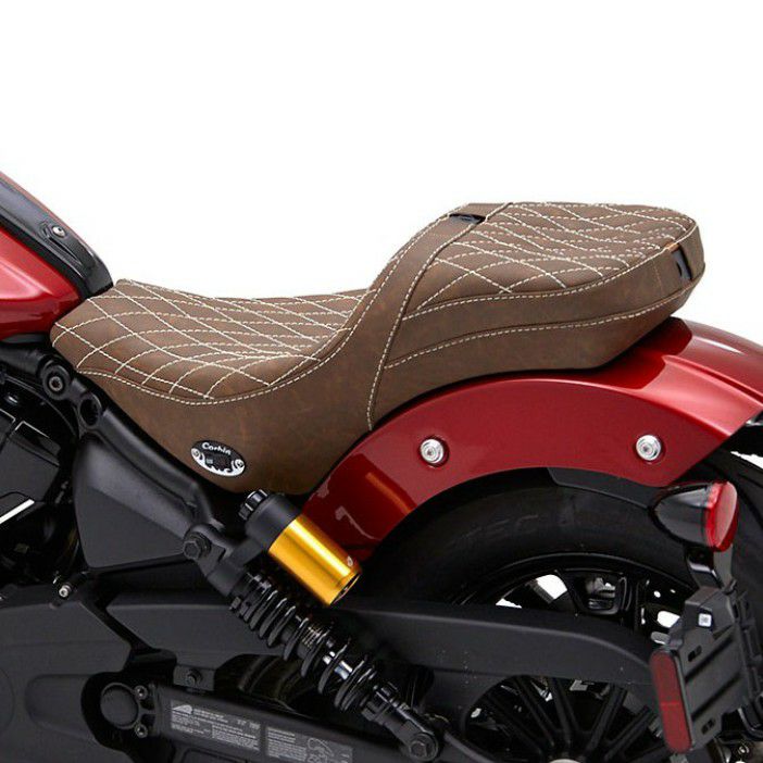 インディアン スカウト 25- デュアルツーリング シート ヒーター付き Corbin（コルビン） | バイクカスタムパーツ専門店  モトパーツ(MOTO PARTS)