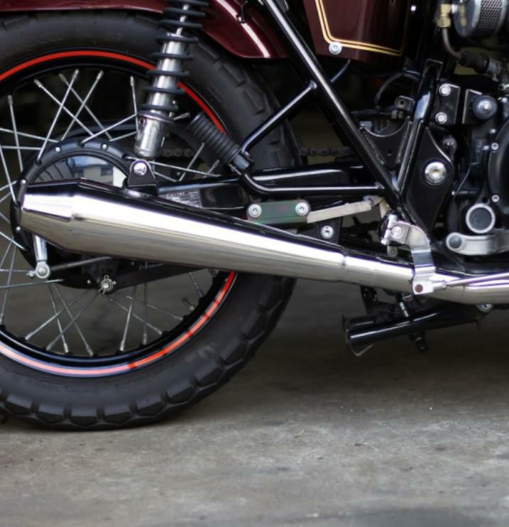 カワサキ W800 STDメガホン ミドル フルエキ MID モーターロック カワサキ W800 STDメガホン ミドル フルエキ MID モーターロック